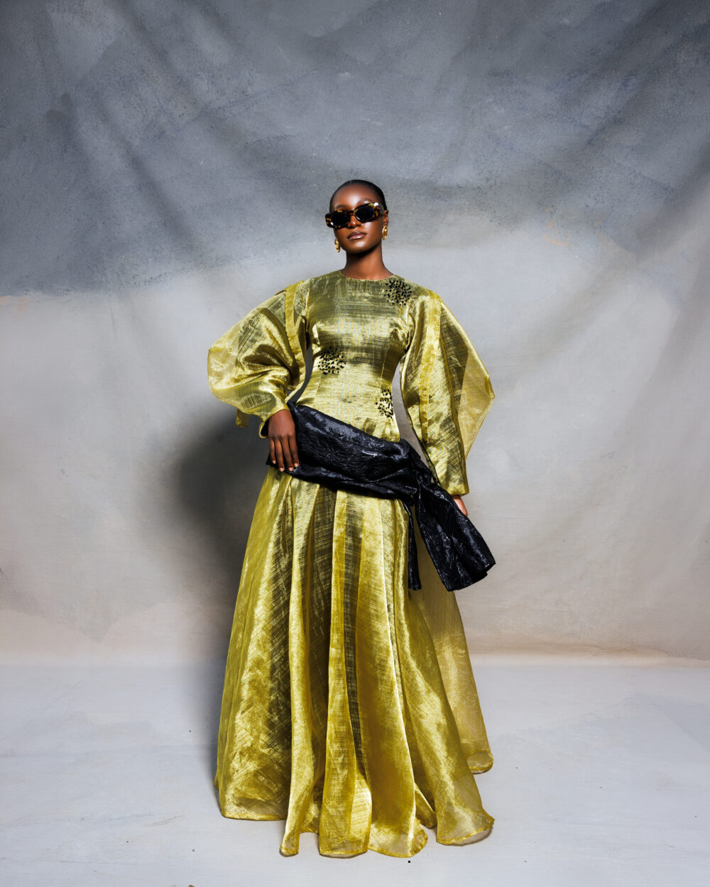 Gold Embellished Dress